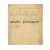 Ion Pribeagu - Strofe Ștrengare (1930) cu Dedicație Olografă Harry Rosenthal - Ediție Princeps