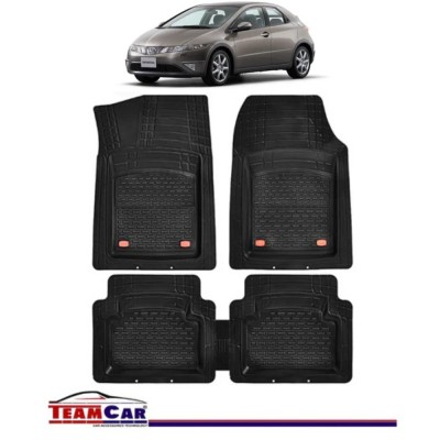 Covorașe Auto TeamCar&amp;reg; Tip Tăviță Compatibile Honda Civic 8 (2005&amp;ndash;2011) - Hatchback foto