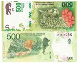 Bancnota Argentina 500 Pesos 2016 P-365 UNC | Colectie Numismatica