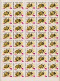 ROMANIA 1999 LP 1480 INSECTE SUPRATIPAR VALOARE 100L/70L COALA 50 TIMBRE MNH, Nestampilat