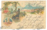 5043 - Reclama CIOCOLATA Suchard, Litho - old postcard - used