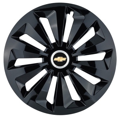 Set 4 capace roti Fox negru R14 pentru gama auto Chevrolet foto