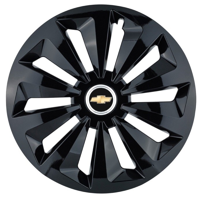 Set 4 capace roti Fox negru R14 pentru gama auto Chevrolet