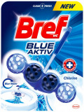 Cumpara ieftin Odorizant Toaleta, Bref, Blue Aktiv, Chlorine, 1 x 50g