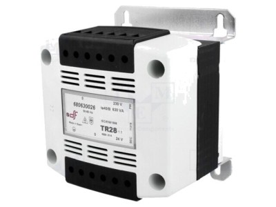 Transformator alimentare 630VA 230V-24V pentru șină DIN DF ELECTRIC foto