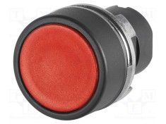 Comutator EAO 22mm acţionat prin apăsare roşu Poz.i stab 2
