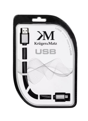 Cablu USB la micro USB 1m Profesional Kruger&amp;amp;Matz foto