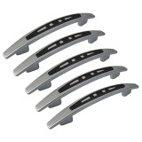 Cumpara ieftin Set 5 Manere din plastic, 2108-13, lungime 148 mm, distanta gauri 96 mm, wenghe