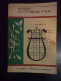 Poezii Cu Forma Fixa - Colectiv ,545527, Albatros