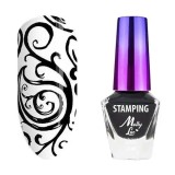 Lac de unghii pentru ștampilă, Molly Lac &ndash; negru, 10ml