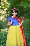 Rochie Printesa Alba ca Zapada Carnaval Aniversare Fete 4 5 6 Ani Noua + Accesorii (Coronita, Bagheta, Manusi)