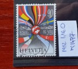 TS21 - Timbre serie - Elvetia - Helvetia 1992 Mi1477, Stampilat