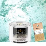 Vopsea Decorativă Interior Perla Luxury Marin 0,5 Litri cu Fulgi Perlați, Pensulă Inclusă &ndash; Toro Decor