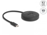 Docking station USB 3.2 type C la SSD M.2 NVMe / SATA, Delock 64254