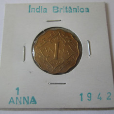 India Britanică 1 Anna 1942