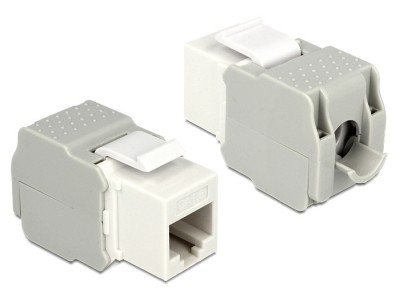 KEYSTONE MODUL RJ45 BUCHSE &amp;gt; LSA CAT.6 UTP WEI&amp;szlig; 86341 DELOCK foto