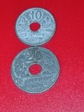 Lot 2 monede Franta: 10 si 20 centimes 1941 [poze]. Discount conform descriere [10 - 20 %. Vezi descrierea.].