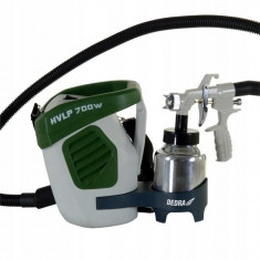 Pistol de vopsit electric, HVLP, 700 W, 1000 ml, 1.8-2.5 mm, Dedra