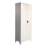 Cumpara ieftin Dulap metalic Ugren I, Pako World, Gri deschis, 70x40x180 cm