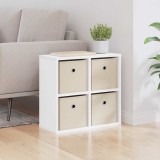 vidaXL Bufet cu sertar Alb 49,5 x 22 x 47 cm 8000524