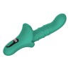 Vibrator G-Spot, Display LCD, 27 Moduri Stimulatoare, Silicon, USB Magnetic, Verde, 23.5 cm, Passion Labs