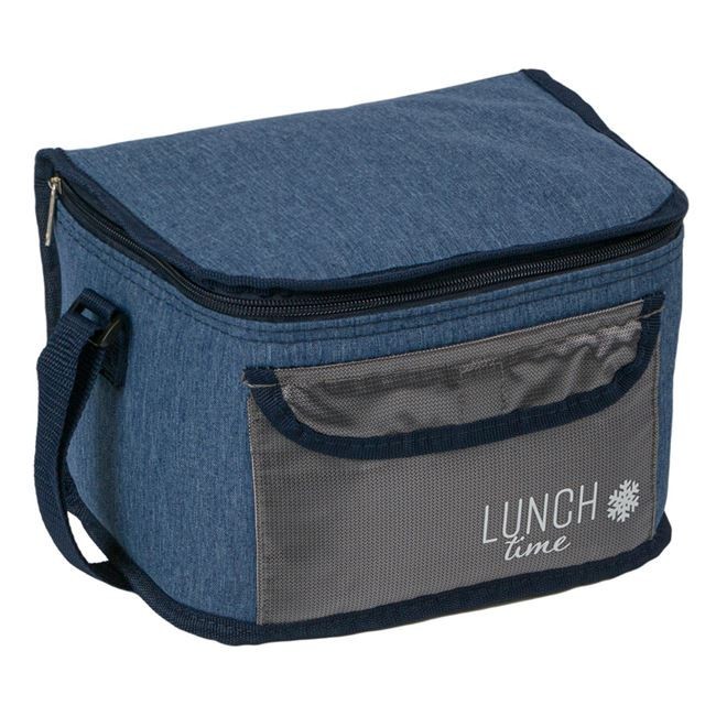 Geanta termo-izolanta Lunch, 25x18x16, 7 litri, albastru jeans