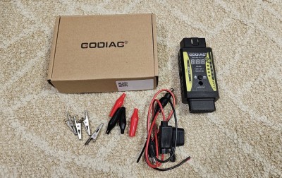 Adaptor GODIAG GT106 PLUS 24V la 12V HD, testeaza injectoare + relee foto