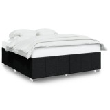 Cumpara ieftin Cadru de pat fara saltea, negru, 180x200 cm, textil