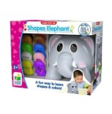 Joc interactiv The Learning Journey Elefant - Sa invatam culorile si formele, in engleza