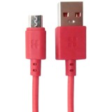 Cablu date si incarcare Promate MicroCord-2 USB A la microUSB rosu, 2 m lungime
