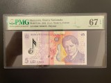 Romania 5 lei 2008 pick 118d grad 67 pmg