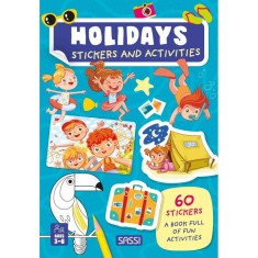 Carte de activitati cu abtibilduri - In vacanta PlayLearn Toys foto