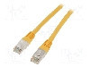 Cablu patch cord, Cat 6, lungime 0.25m, F/UTP, QOLTEC - 50540