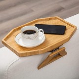 Cumpara ieftin Masuta Servire Pliabila Bambus 32x24cm, Tava Laptop Canapea, Mic Dejun Pat, Picioare Arc, Multifunctionala, Portabila