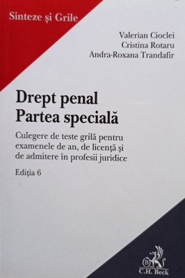 Drept penal - Partea speciala, editia 6 foto