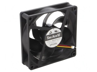 Ventilator axial 24V 92mm 132m3/h 43dBA cu bilă foto
