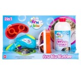 Cumpara ieftin Set lansator + sticla lichid pentru bule 0,5l FRU BLU