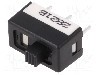 Intrerupator glisant, 2 pozitii, SPDT, ON-ON, KNITTER-SWITCH - MSS 3112 D