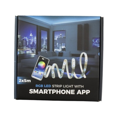 Set bandă LED RGB - SMART - 5m, IP65 - SunShine foto