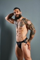 Jockstrap C4M-Desire din Blackska&iuml; pentru bărbați - Mărimea L