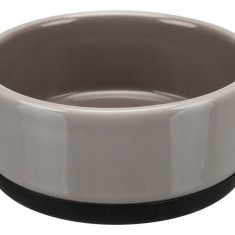 Castron Ceramic, Pentru Caini, 0.75 l 16 cm, Gri, 24361