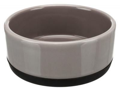 Castron Ceramic, Pentru Caini, 0.4 l 12 cm, Gri, 24360 foto