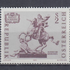 AUSTRIA 1971 OBIECTE DE ARTA SERIE MNH