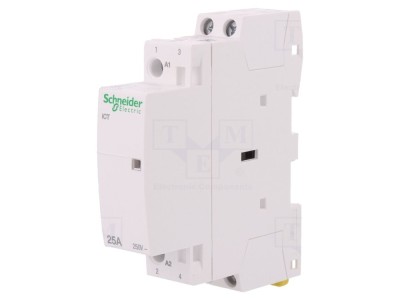 Contactor 2P 25A 20VAC NO IP20 foto