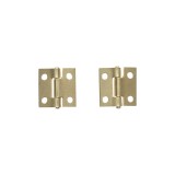 Set 2 balamale ascunse pentru mobilier 25x24 mm, zincate, cu suruburi