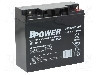 Acumulator plumb-acid, 12V, 18Ah, BPOWER - BPL 18-12 foto