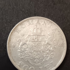 200 lei 1942 ,ag,stare aUNC [poze] + Lot 10 monede DIFERITE Romania EF - UNC (1)