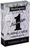 Carti de joc - Number 1 - Platinum Deck | Waddingtons