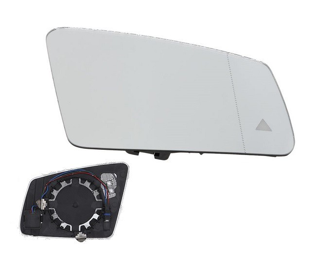 Geam oglinda exterioara Mercedes Clasa A (W176) 12-18, B (W246) 11-14/14-19, C (W204) 09-, CLA (C117) 13-, E (W212) Sedan/Combi 09-, E (C207) Coupe/C