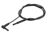 Cablu de măsurare 10A 600V 1m negru